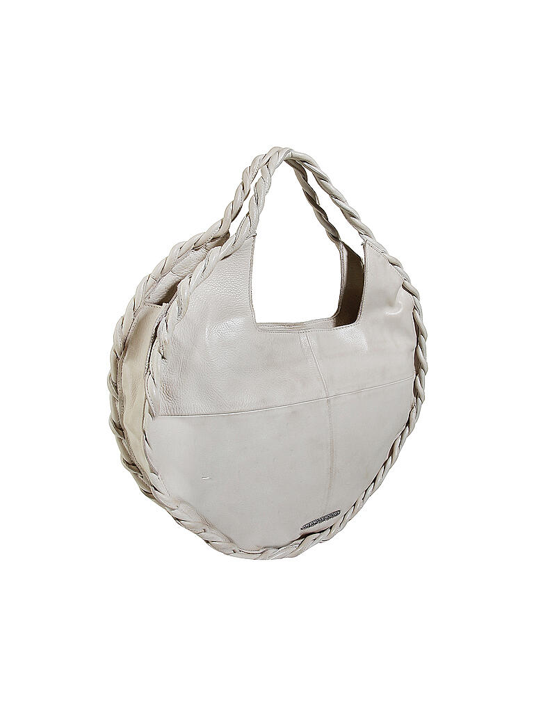 TASCHENDIEB | Ledertasche - Henkeltasche Hoher Markt 1 | weiß