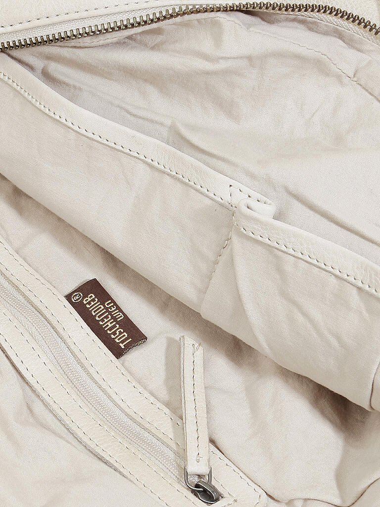 TASCHENDIEB | Ledertasche - Henkeltasche Hoher Markt 3 | weiß