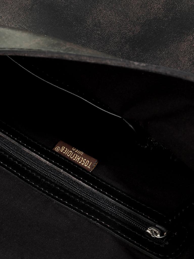 TASCHENDIEB | Ledertasche - Shopper "Annagasse" | grau