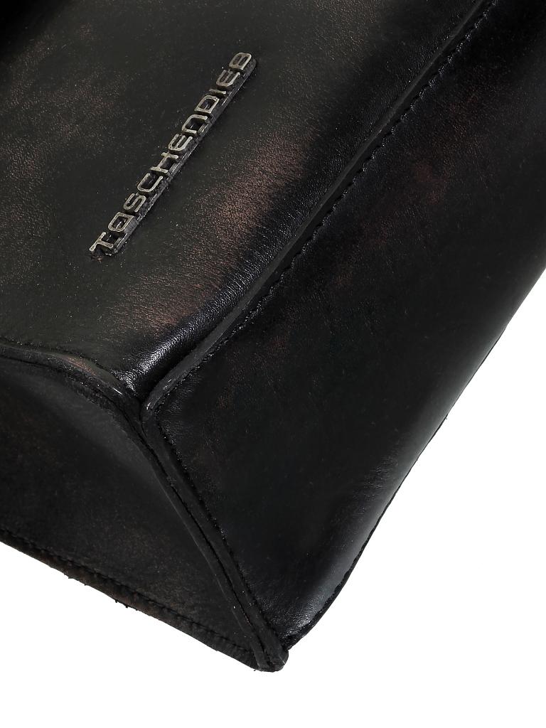 TASCHENDIEB | Ledertasche - Shopper "Annagasse" | grau