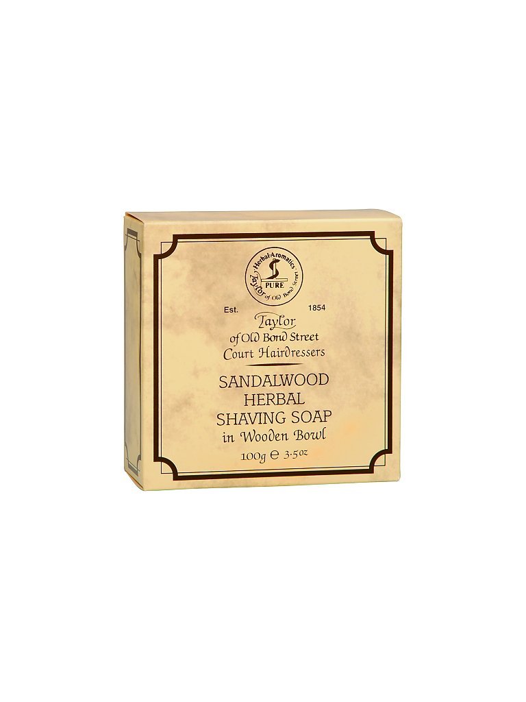 TAYLOR OF OLD BOND STREET Rasierseife - Shaving Soap Sandalwood in Holzschale 100g