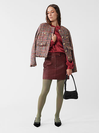TELA | Leder Minirock