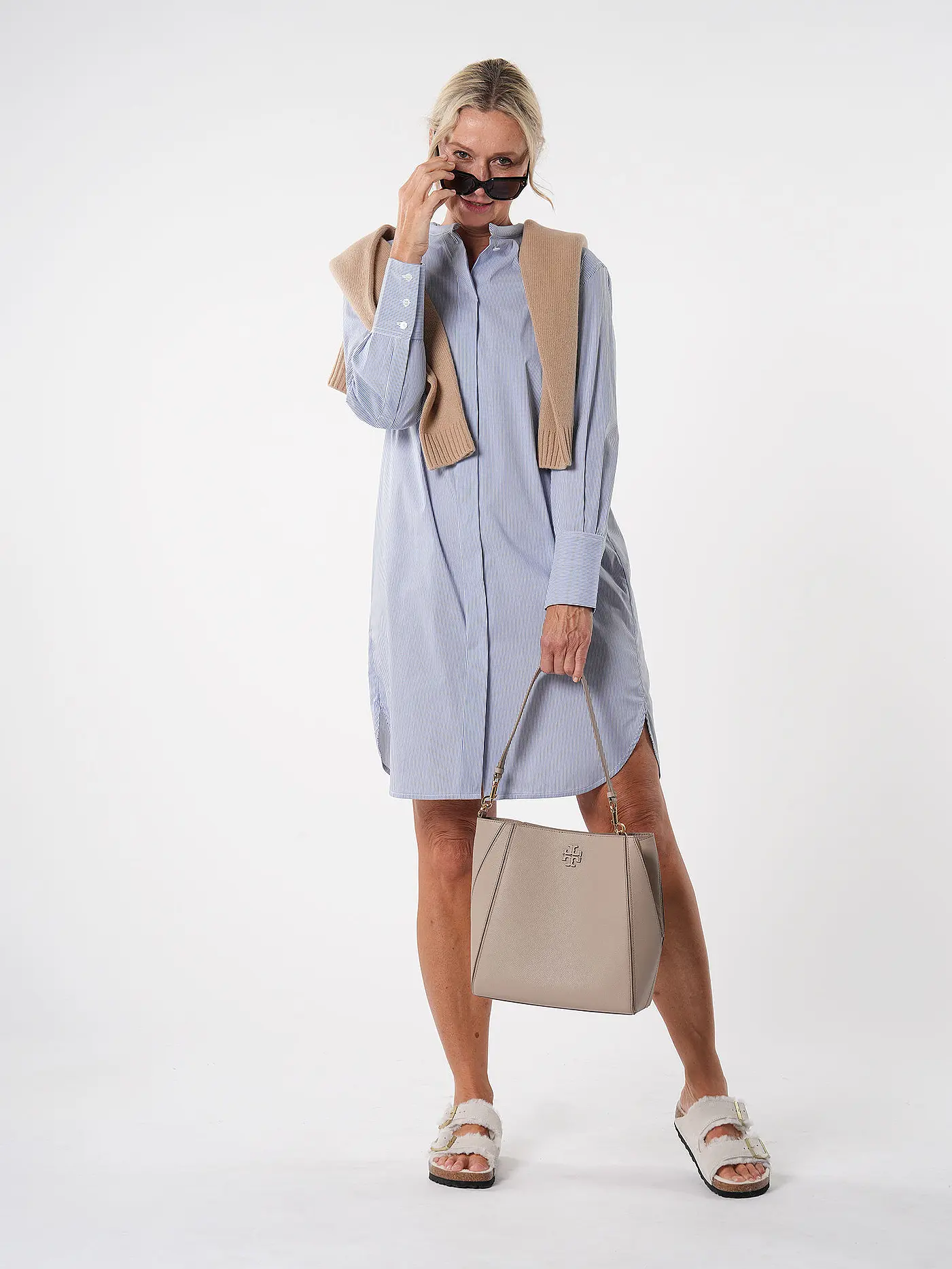 TELA | Midikleid DONATELLA | hellblau