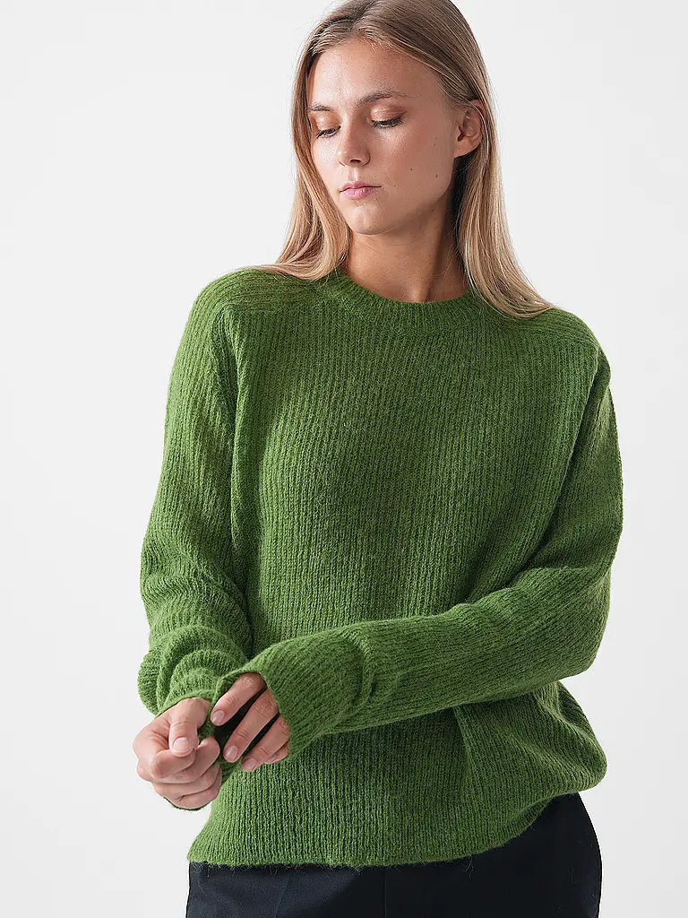 TELA | Pullover JILLY | dunkelgrün