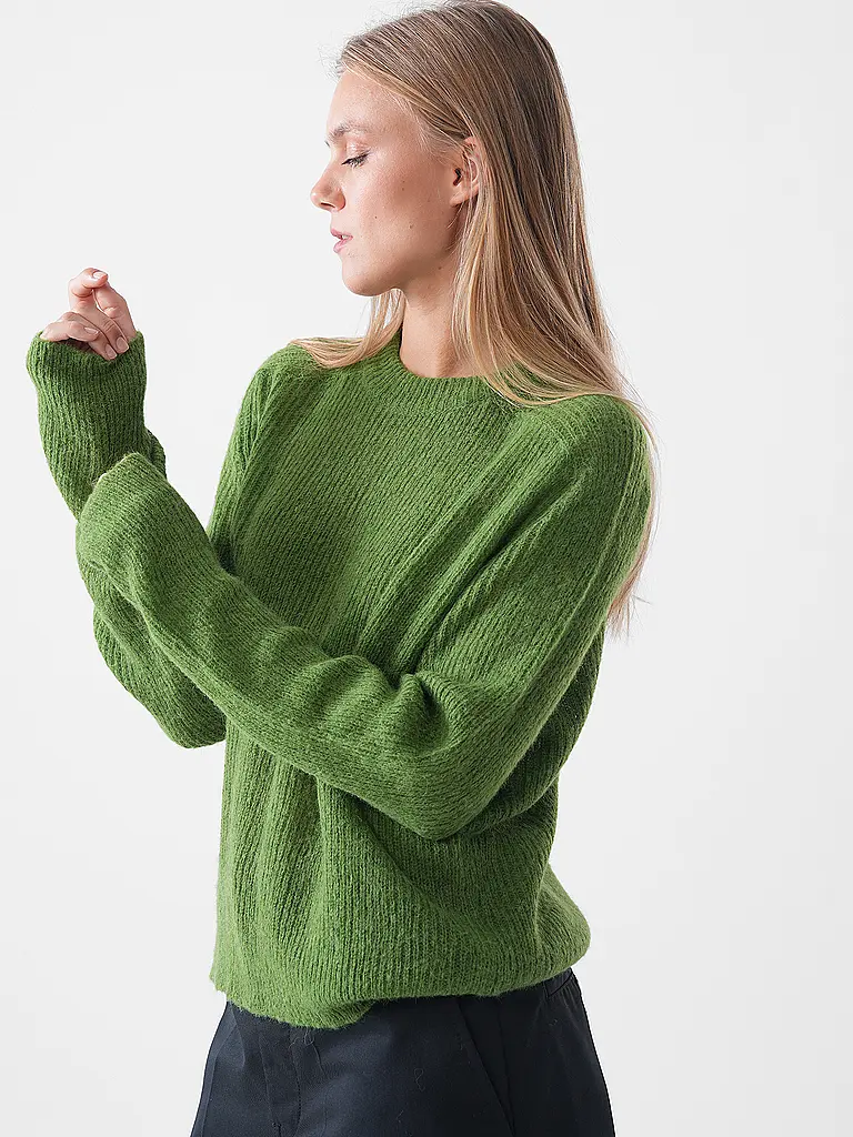 TELA | Pullover JILLY | dunkelgrün