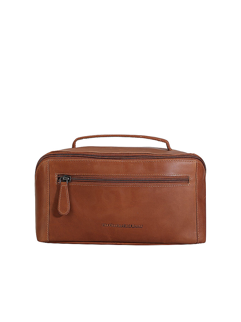 THE CHESTERFIELD BRAND Toilettetasche ELMIA camel