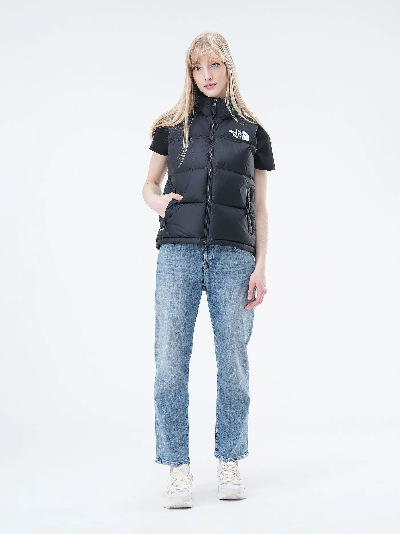 THE NORTH FACE | Daunensteppgilet | schwarz
