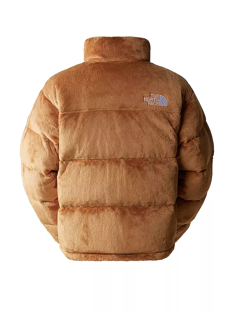 THE NORTH FACE | Daunensteppjacke in Felloptik NUPTSE | schwarz