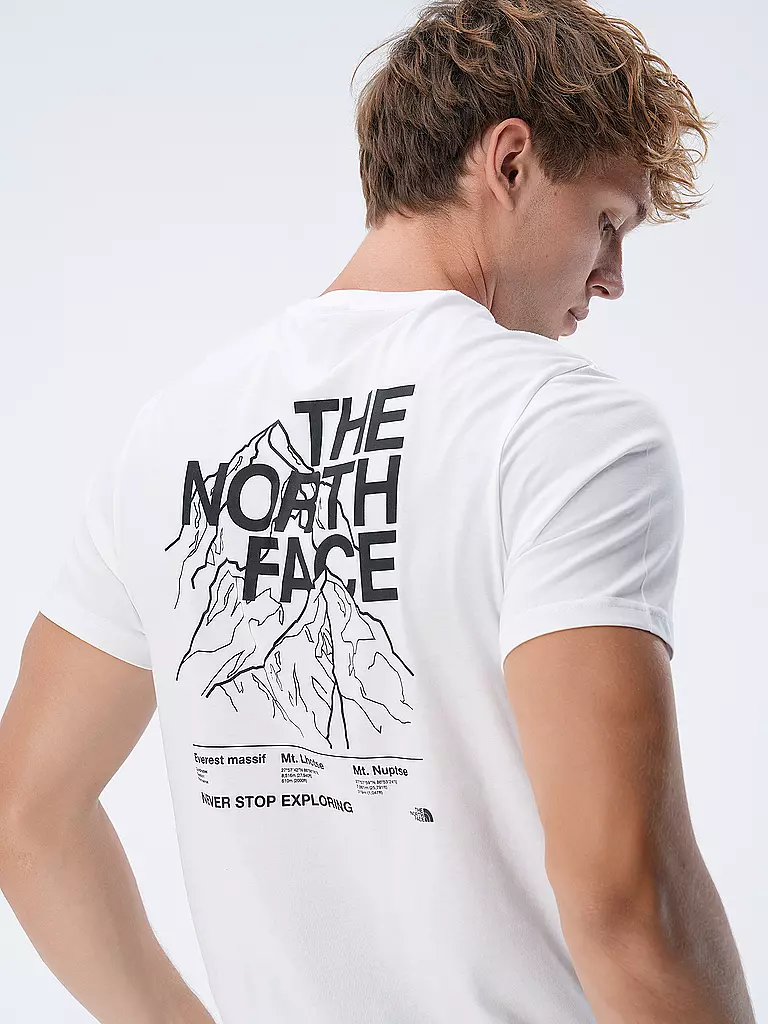THE NORTH FACE | T-Shirt MOUNTAIN  | weiss