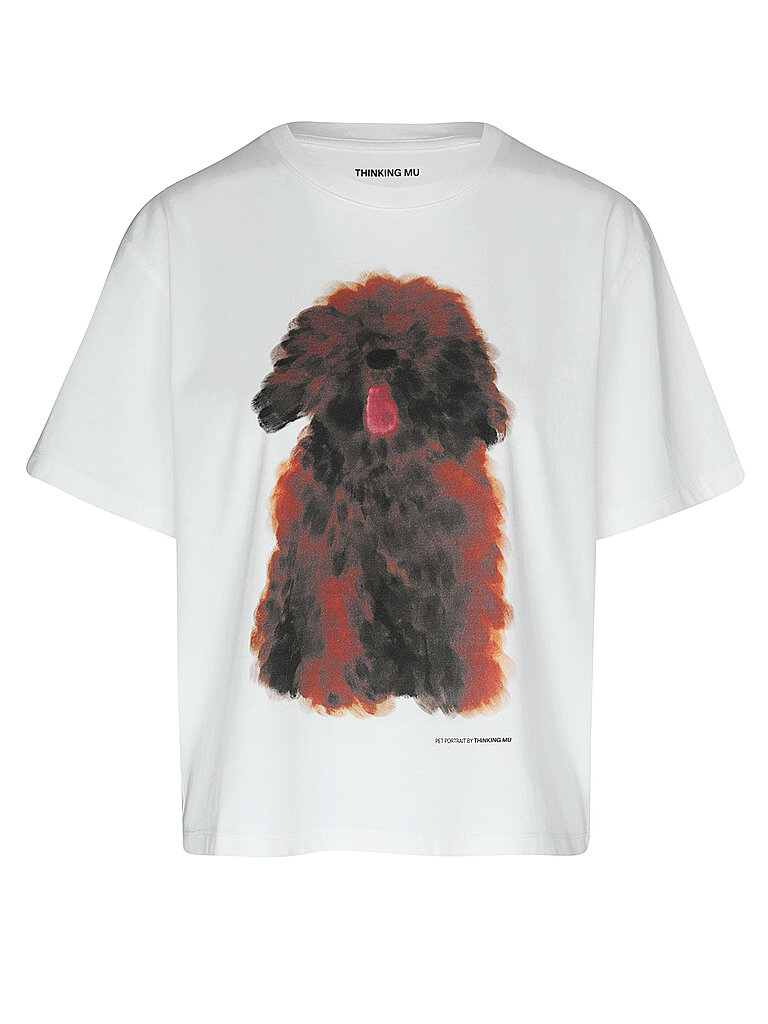 THINKING MU T-Shirt PORTRAIT WHITE LUCIA  weiss | M