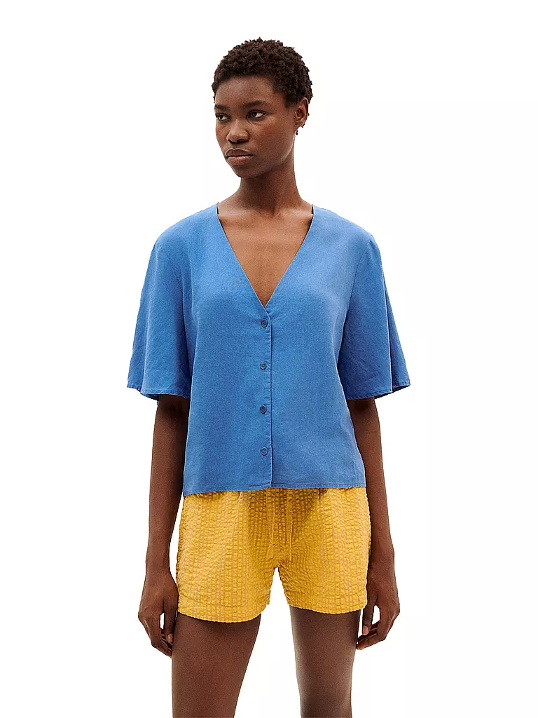 THINKING MU | Bluse LIBELULA  | blau