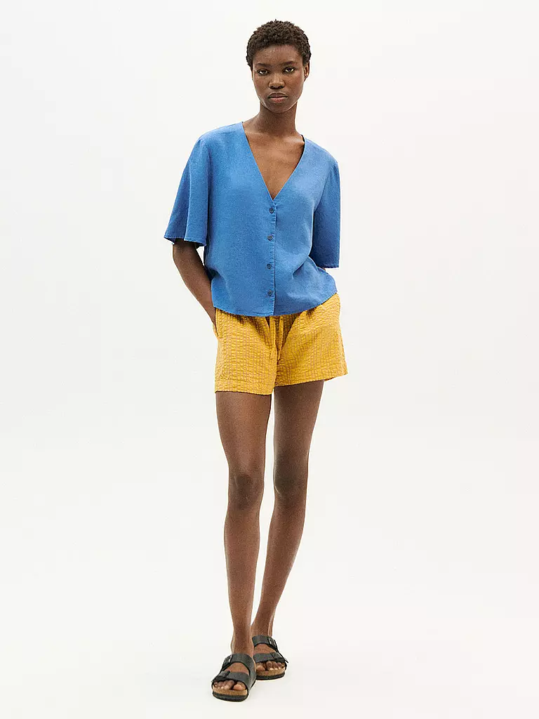 THINKING MU | Bluse LIBELULA  | blau