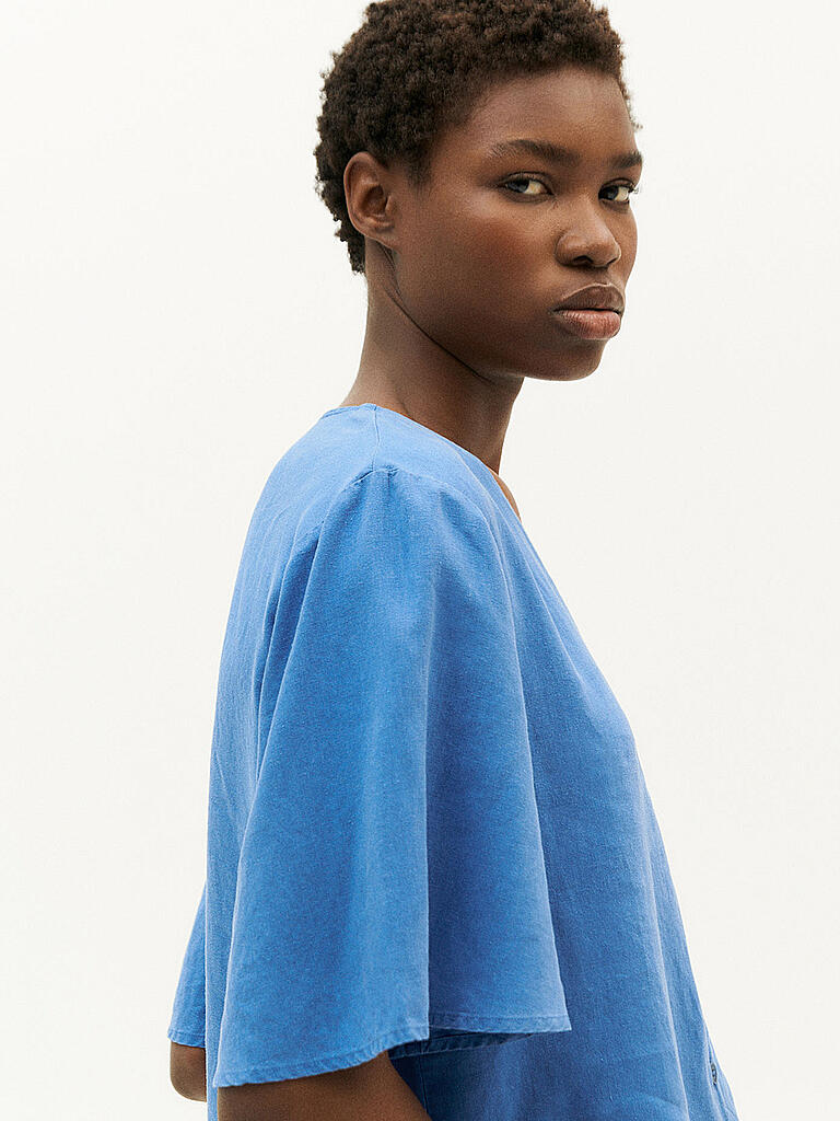 THINKING MU | Bluse LIBELULA  | blau