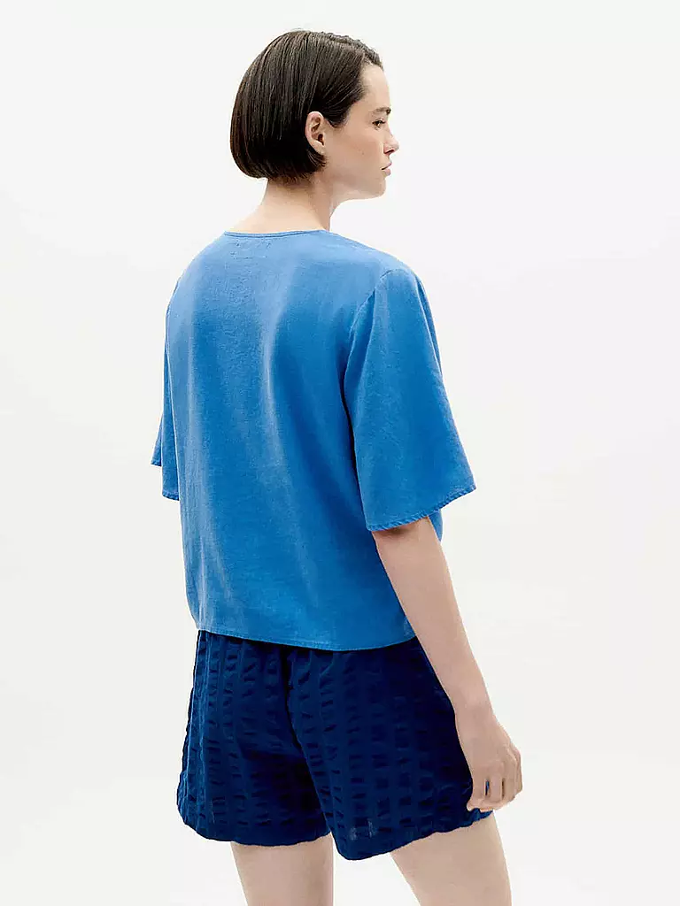 THINKING MU | Bluse LIBELULA | blau