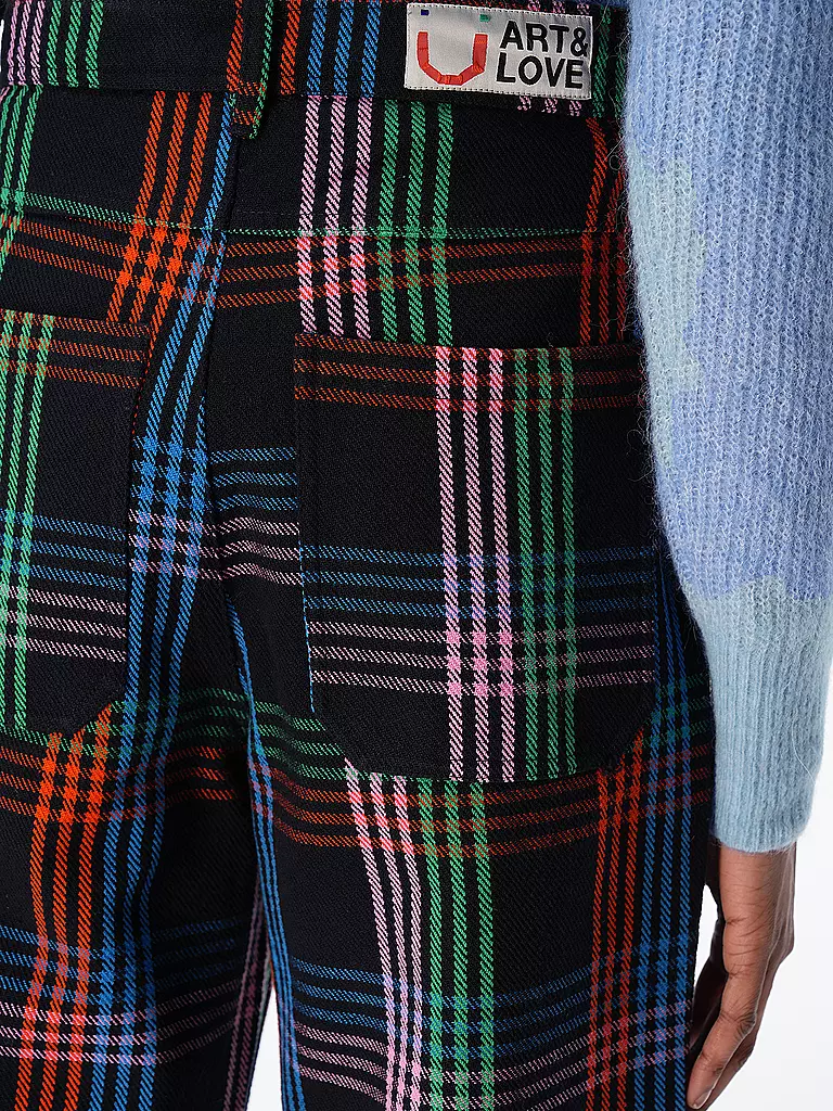THINKING MU | Marlenehose | dunkelblau