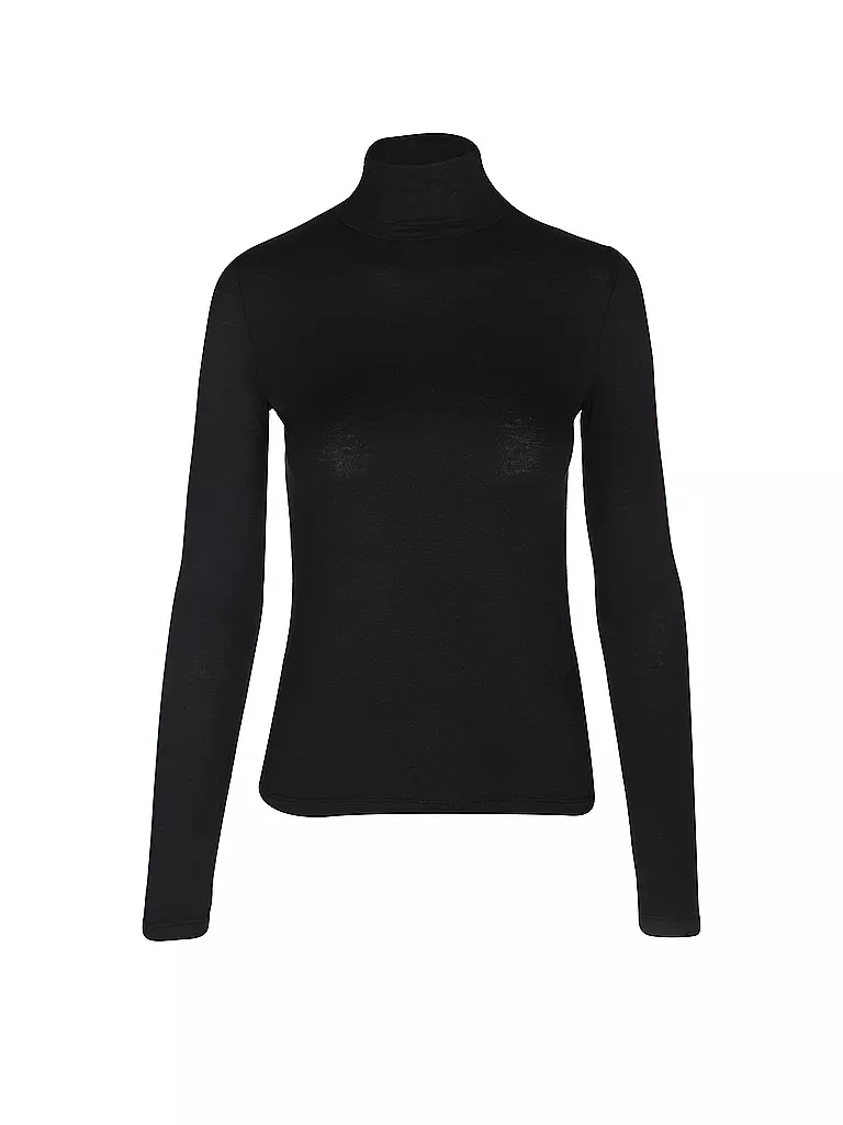 THINKING MU | Rollkragenshirt HERTIGE  | schwarz