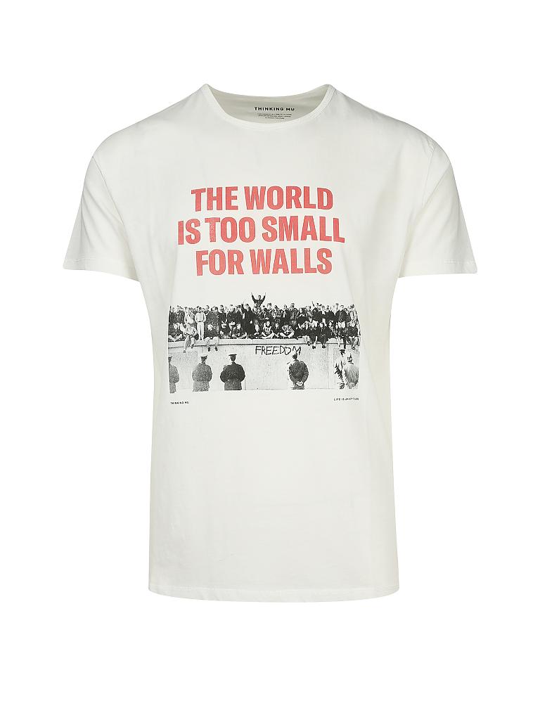 THINKING MU | T-Shirt "No Walls" | weiß
