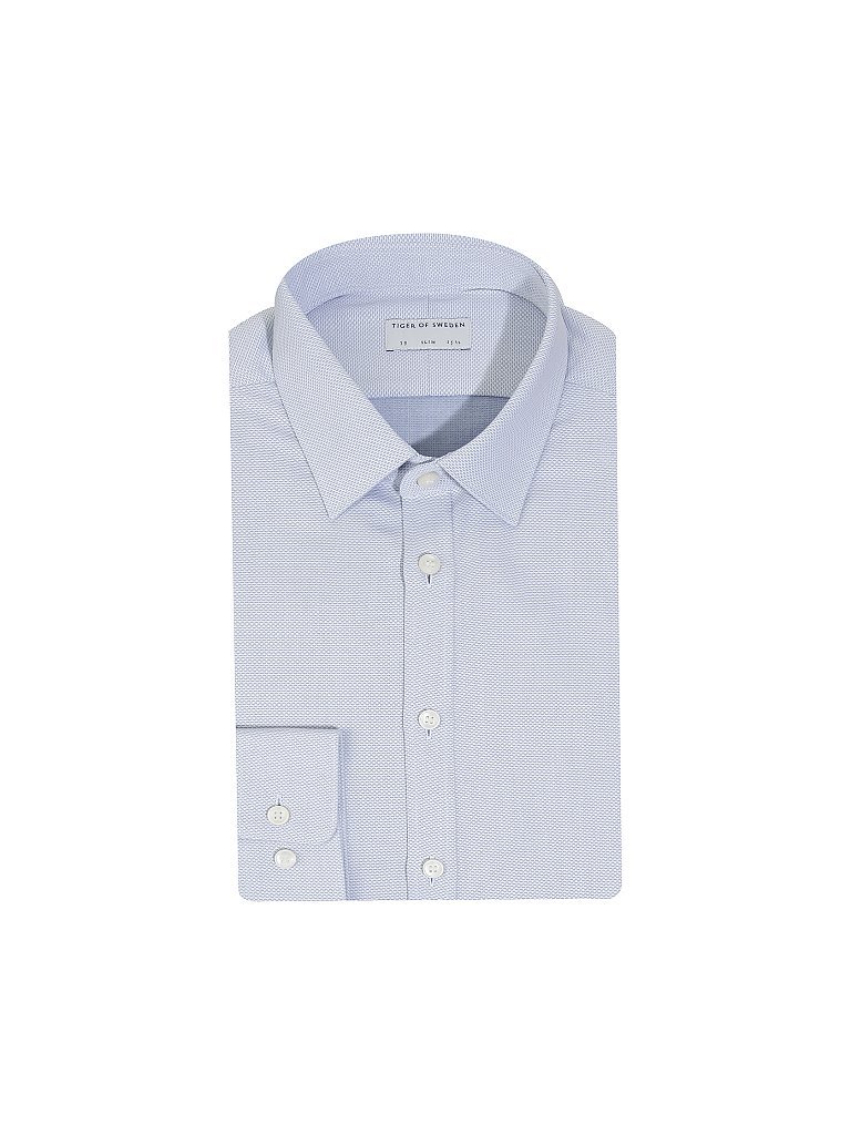 TIGER OF SWEDEN Hemd Ferene blau | 40