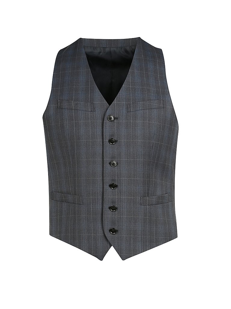 TIGER OF SWEDEN Gilet Slim Fit Wolmer blau | 48
