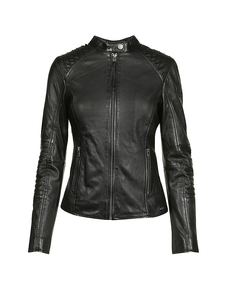 TIGHA Lederjacke Ilva schwarz | XS