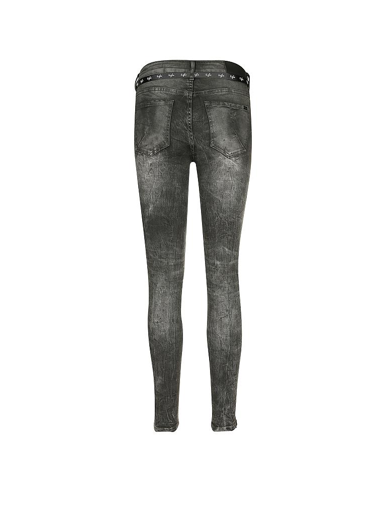 TIGHA | Jeans Super Skinny-Fit "Ania" | grau