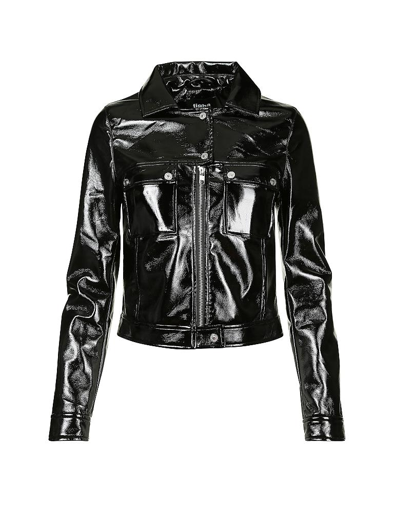 TIGHA | Lackjacke "Melisandre" | schwarz