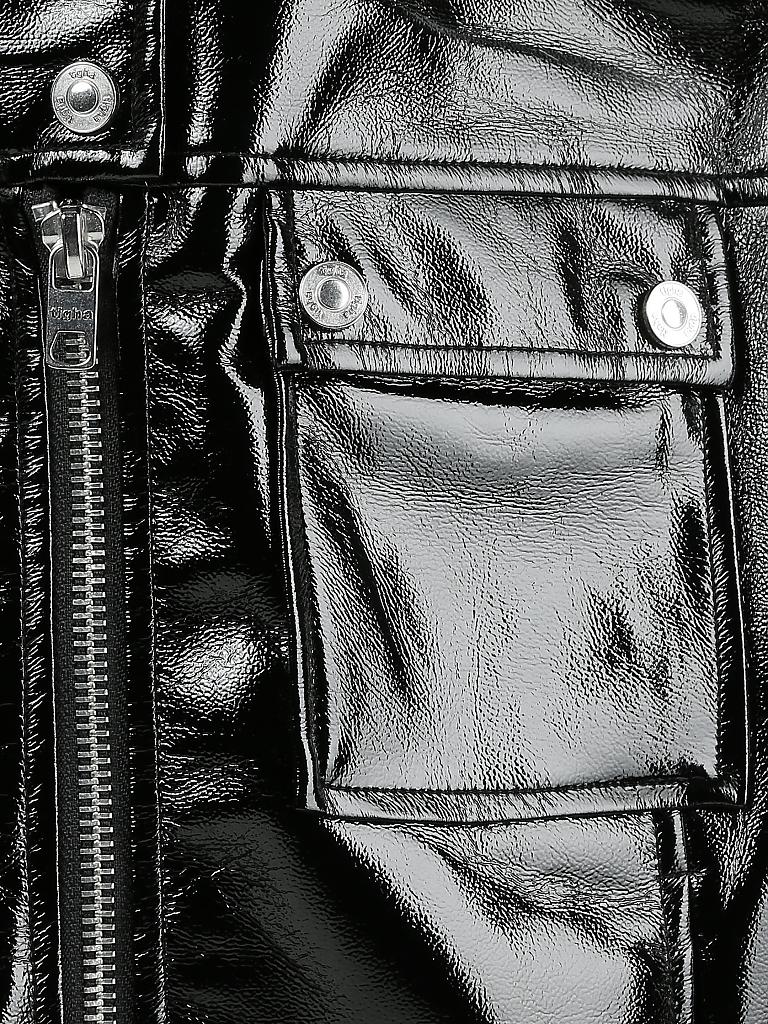 TIGHA | Lackjacke "Melisandre" | schwarz