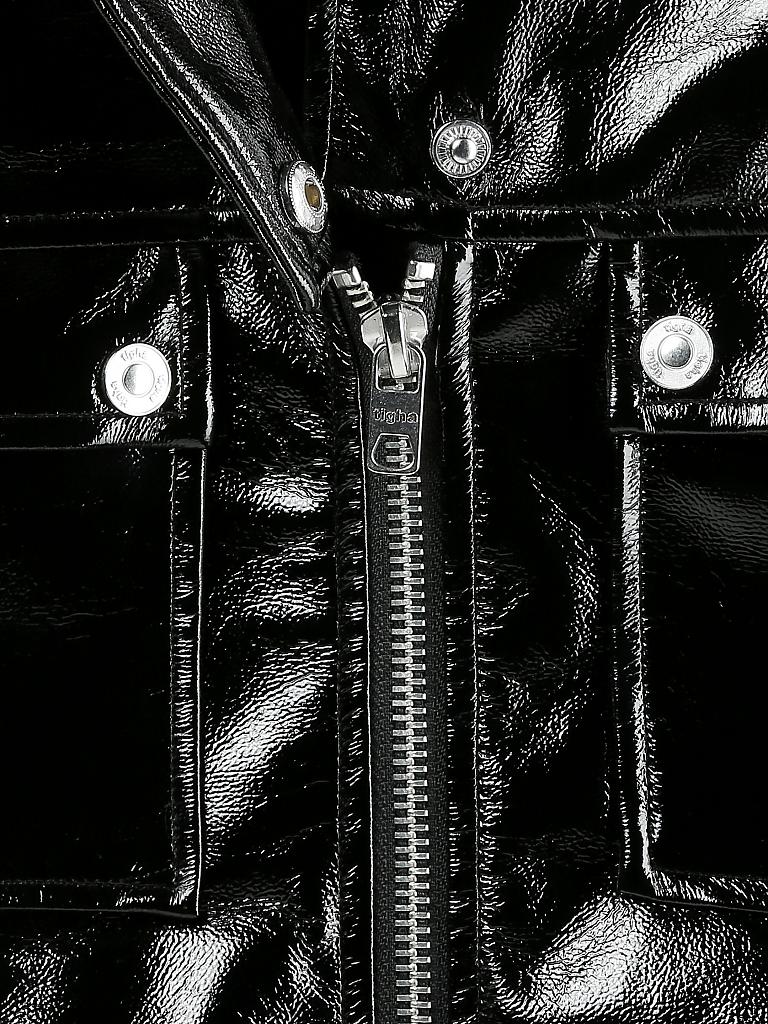 TIGHA | Lackjacke "Melisandre" | schwarz