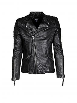 Damen Lederjacke Tigha Sweatshirt Damen Bikerjacke Tigha Damen