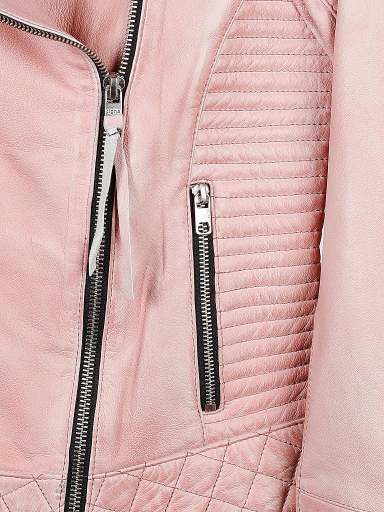TIGHA | Lederjacke "Shuana" | rosa