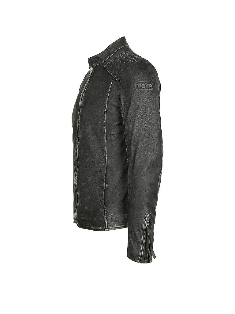 TIGHA | Lederjacke  | schwarz