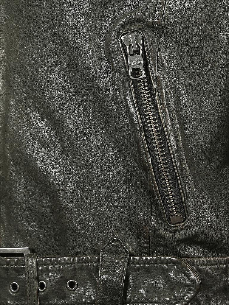 Tigha Lederjacke Ethan TIGHA Lederjacke Ethan Olive