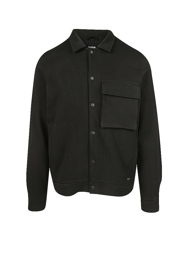 TIGHA | Overshirt  | schwarz