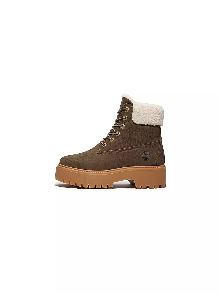 TIMBERLAND | Schnürboots STONE STREET MID WARM LINED WATERPROOF | braun