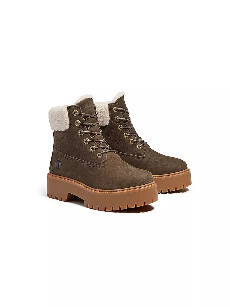 TIMBERLAND | Schnürboots STONE STREET MID WARM LINED WATERPROOF | braun