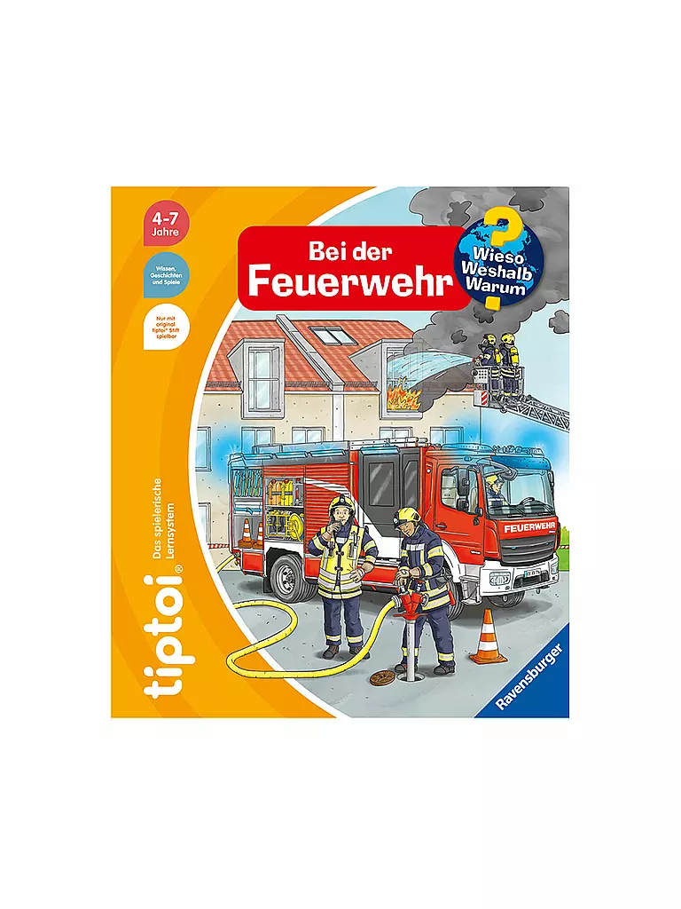 TIPTOI | Buch - tiptoi® Wieso Weshalb Warum - Bei der Feuerwehr | keine Farbe