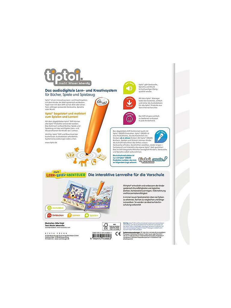 TIPTOI | tiptoi® Buch -  Vorschulwissen | keine Farbe