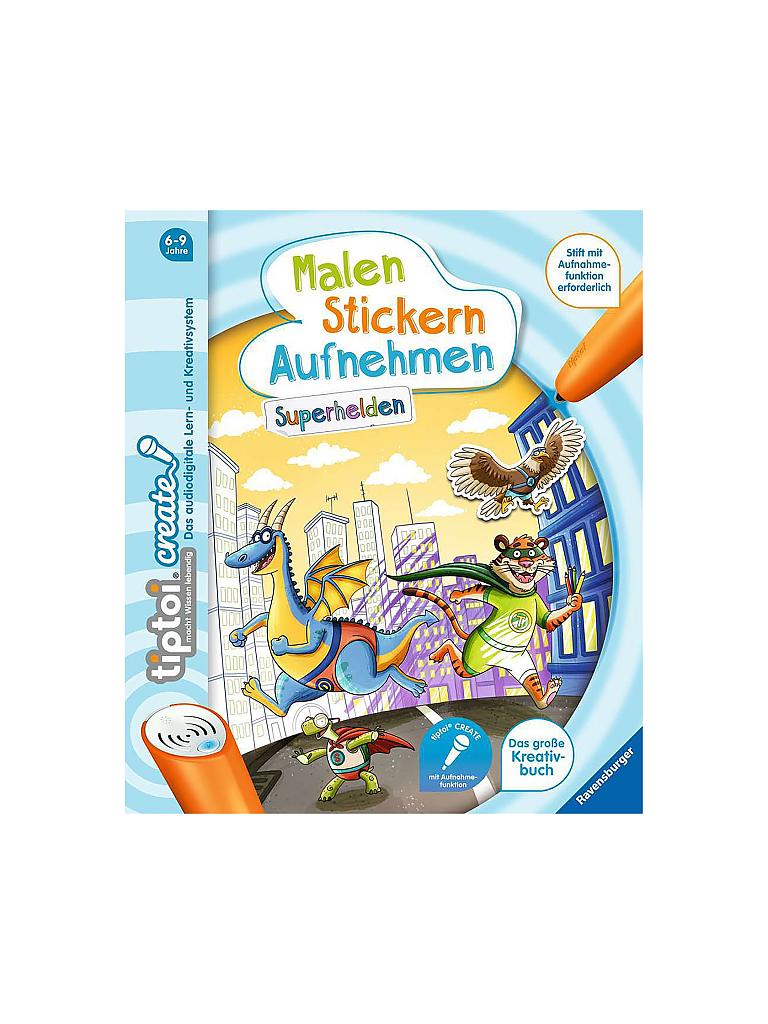 TIPTOI | tiptoi® CREATE Malen Stickern Aufnehmen - Superhelden | keine Farbe