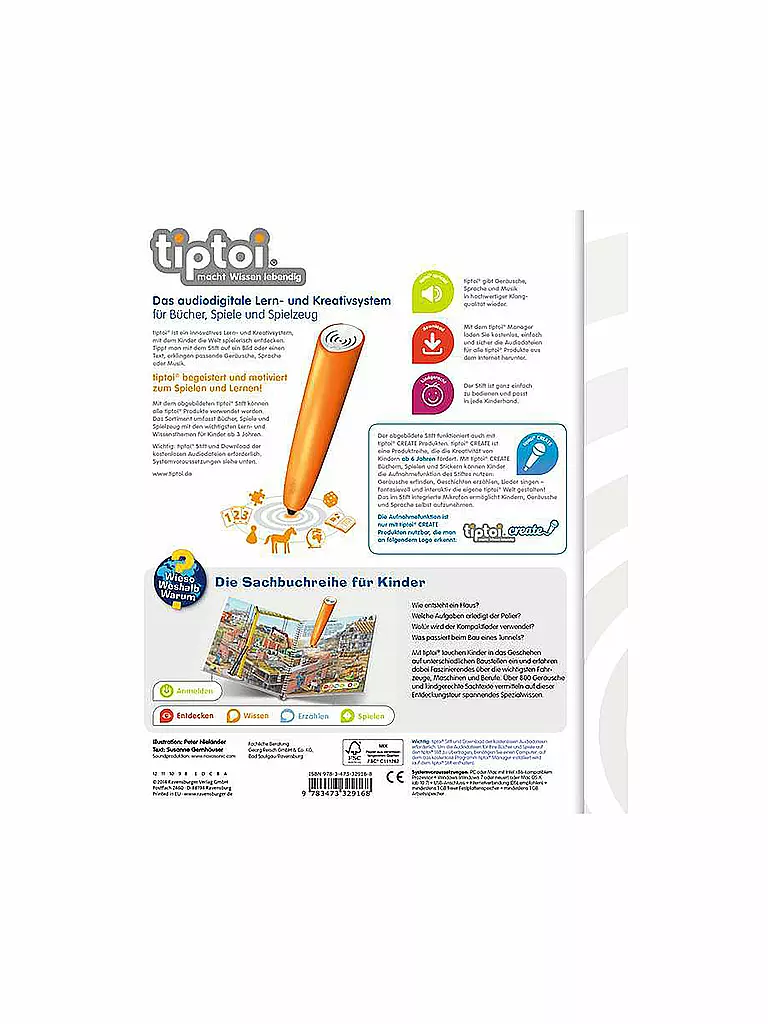 TIPTOI | tiptoi® Komm mit auf die Baustelle | keine Farbe