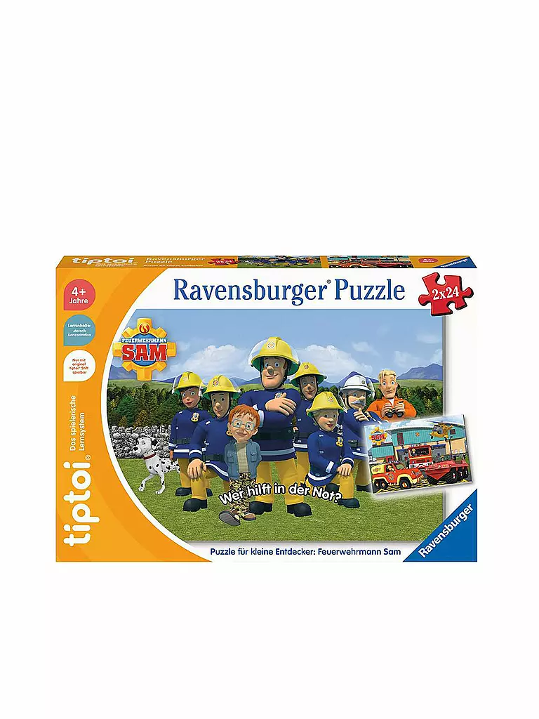 TIPTOI | tiptoi® Puzzle für kleine Entdecker: Feuerwehrmann Sam | keine Farbe