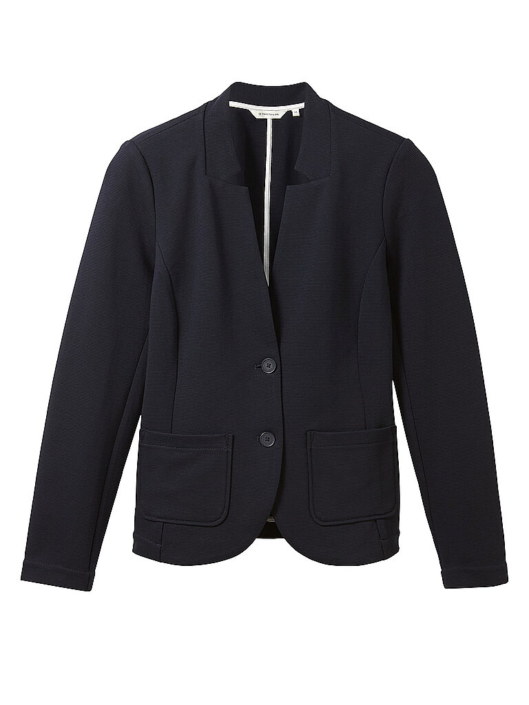 TOM TAILOR Blazer Reverskragen Knopfleiste für Damen blau XS