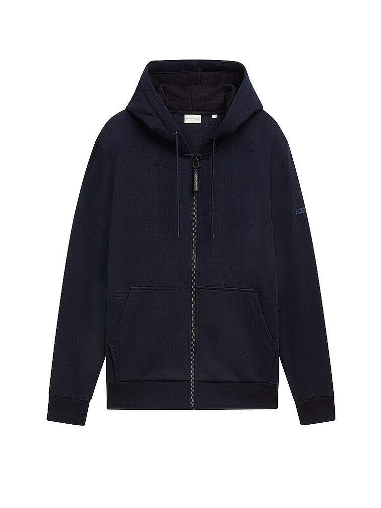 TOM TAILOR Sweatjacke dunkelblau | XXL