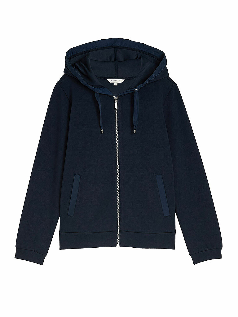 Damen Sweatshirt mit Kapuze aus Scubastoff Tom Tailor