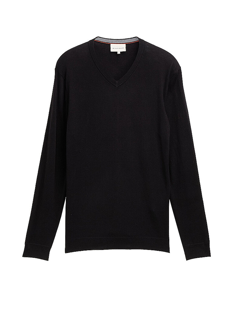 TOM TAILOR Pullover  schwarz | S