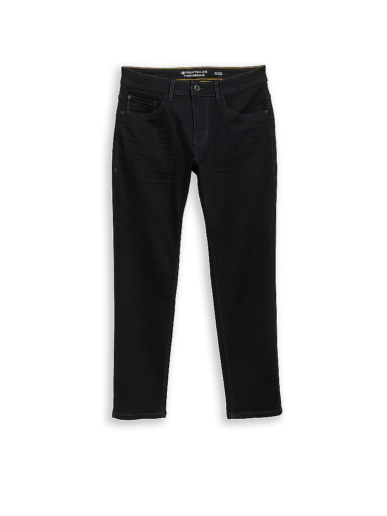 TOM TAILOR Jeans Tapered Fit  schwarz | 38/L34