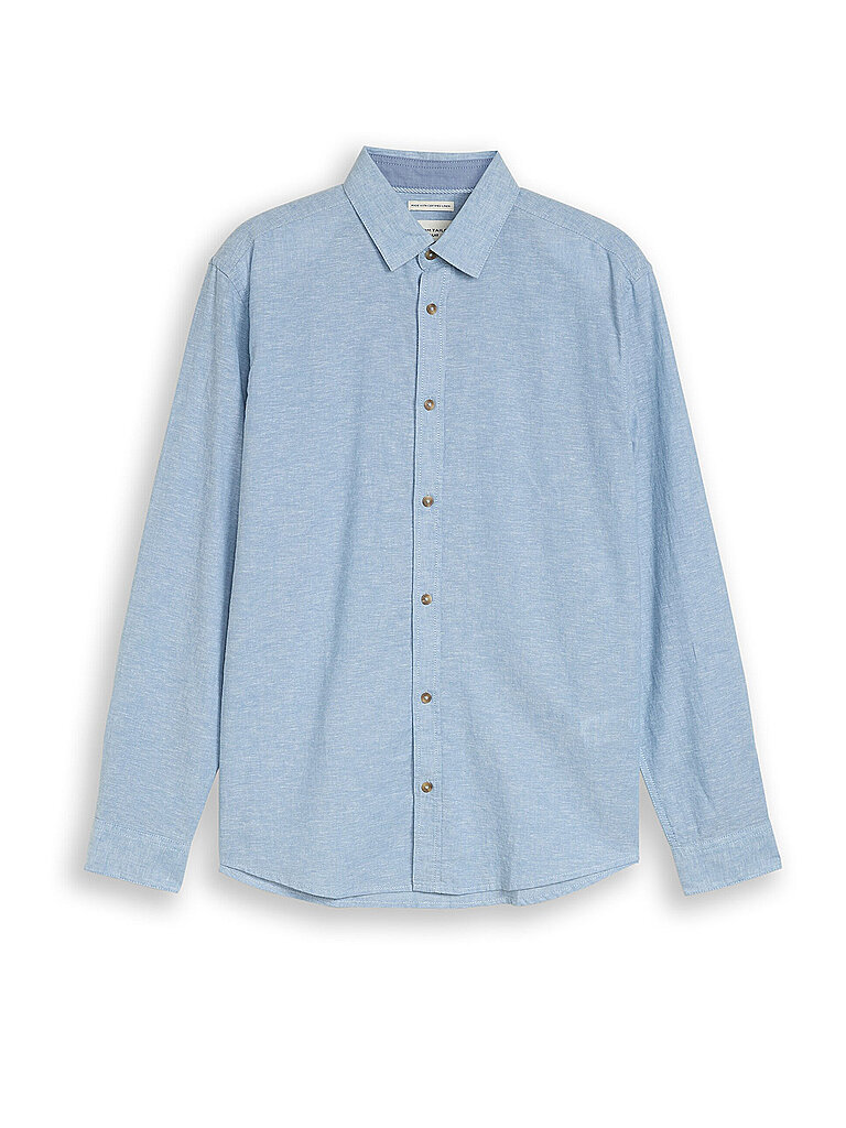 Langarmshirt aus Baumwolle Leinen Tom Tailor