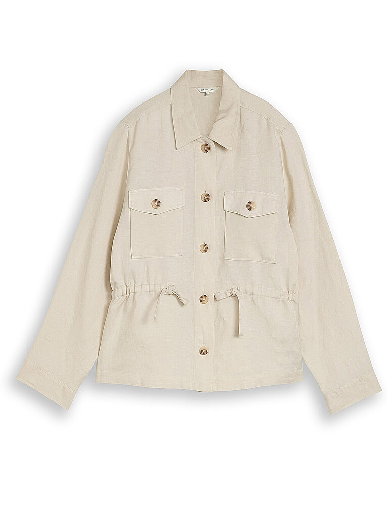 Leinenjacke mit Brusttaschen Damen Tom Tailor