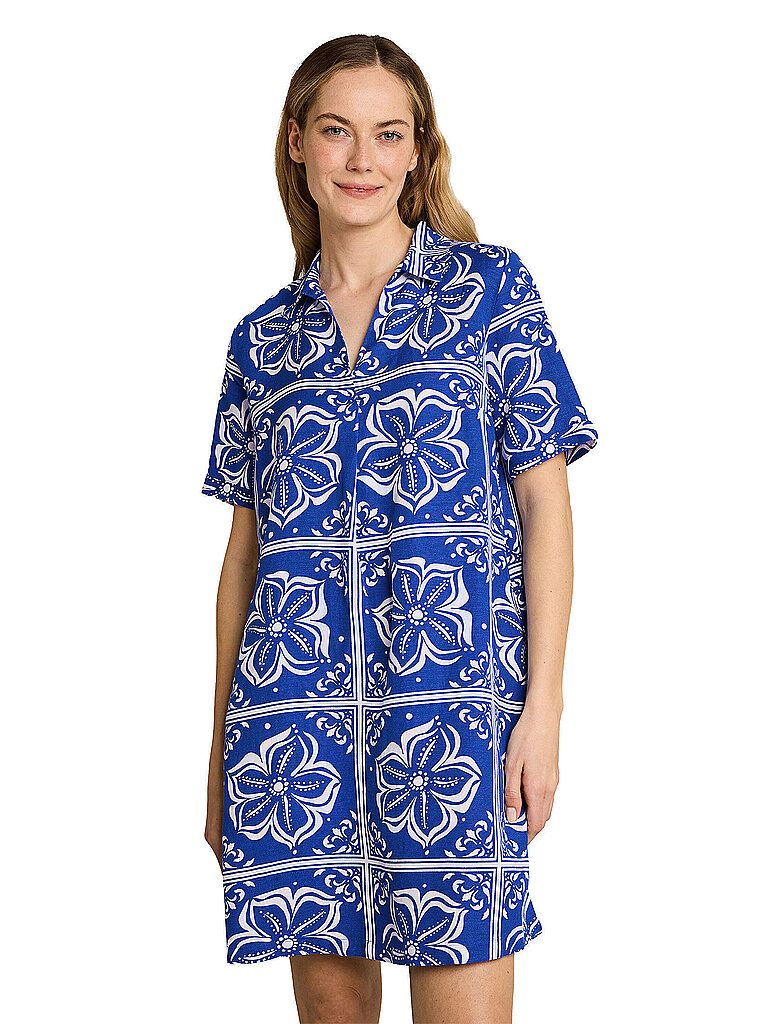 Leinenkleid mit Polokragen Damen Tom Tailor