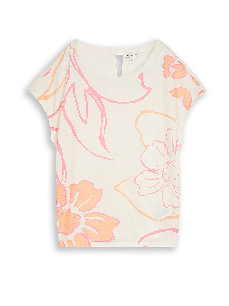 TOM TAILOR T-Shirt  weiss | L