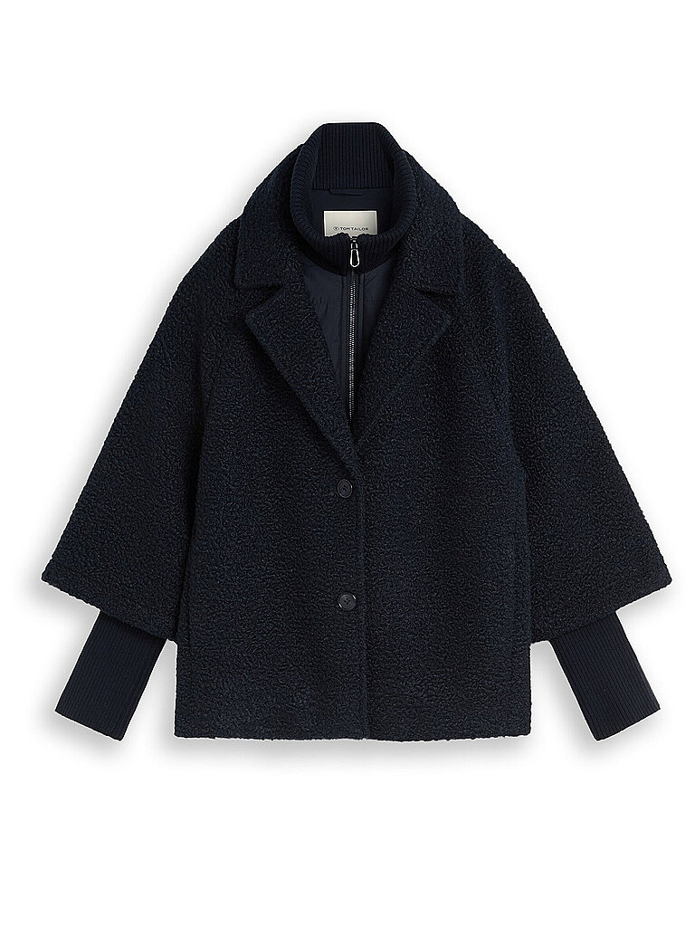 Doppelschichtige Wickeljacke mit Reverskragen für Damen Tom Tailor